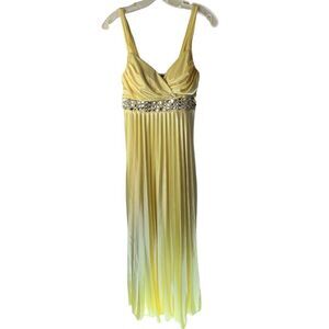 My Michelle‎ Yellow Pleated Dress